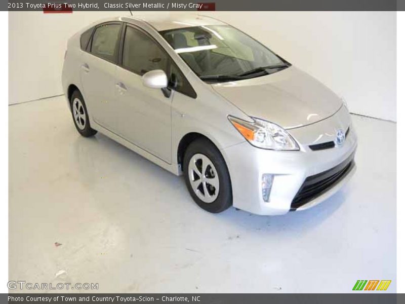 Classic Silver Metallic / Misty Gray 2013 Toyota Prius Two Hybrid