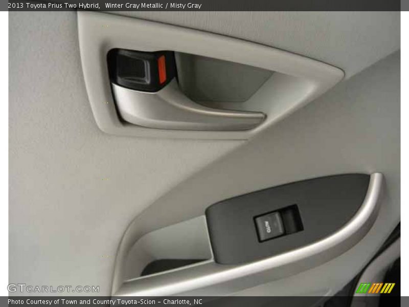 Winter Gray Metallic / Misty Gray 2013 Toyota Prius Two Hybrid