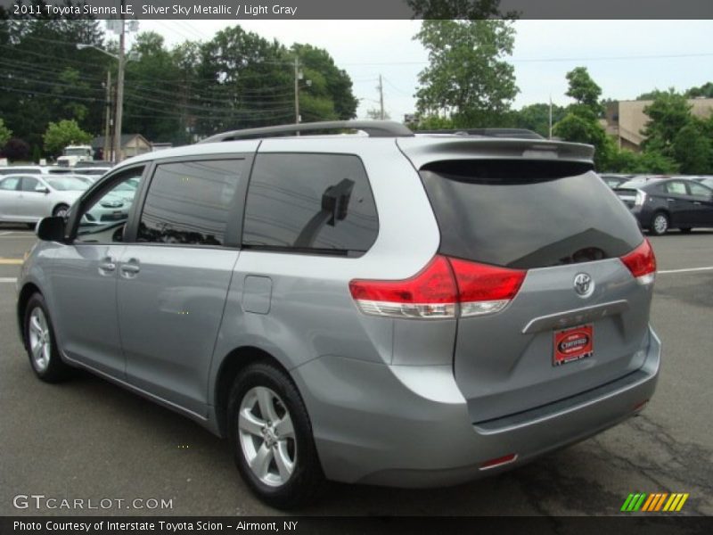 Silver Sky Metallic / Light Gray 2011 Toyota Sienna LE