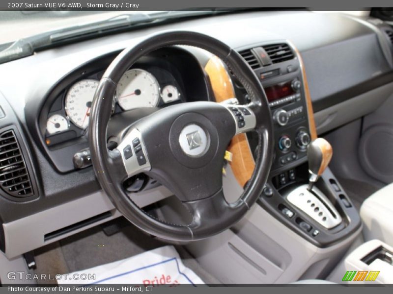 Storm Gray / Gray 2007 Saturn VUE V6 AWD