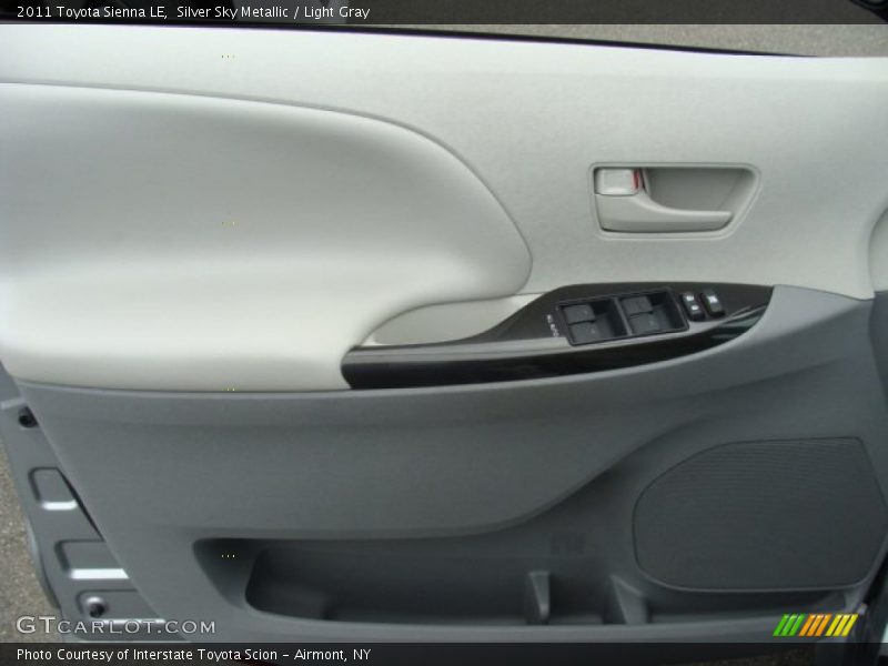 Silver Sky Metallic / Light Gray 2011 Toyota Sienna LE