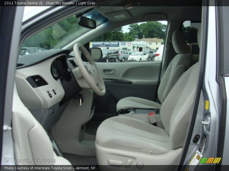 Silver Sky Metallic / Light Gray 2011 Toyota Sienna LE