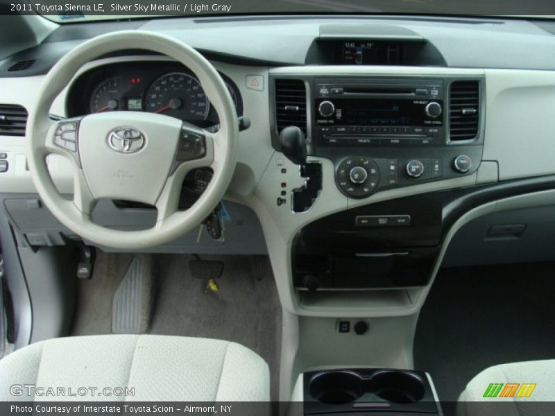Silver Sky Metallic / Light Gray 2011 Toyota Sienna LE