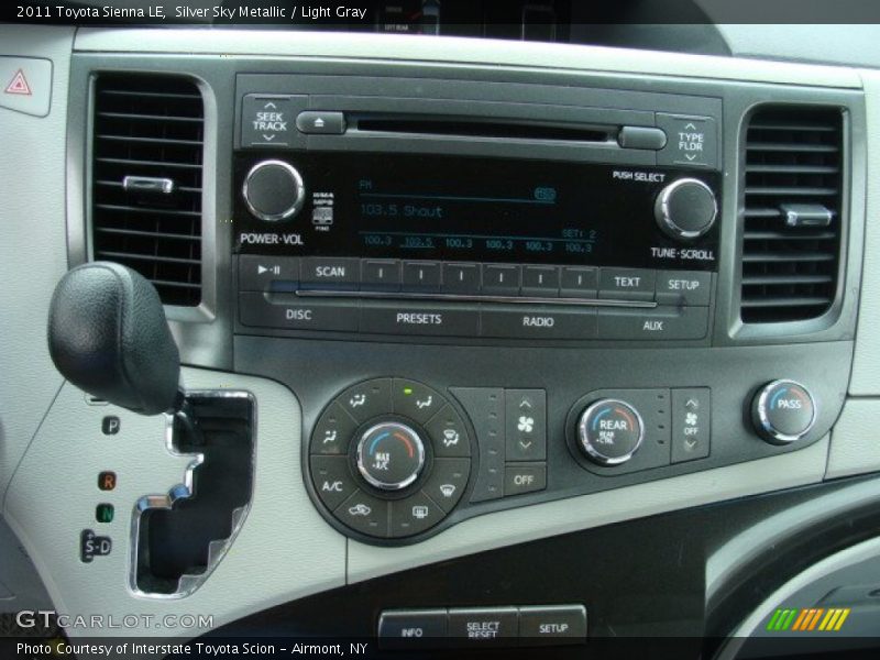 Silver Sky Metallic / Light Gray 2011 Toyota Sienna LE