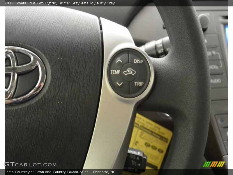 Winter Gray Metallic / Misty Gray 2013 Toyota Prius Two Hybrid