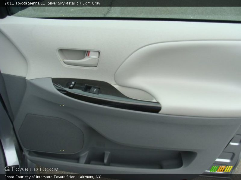 Silver Sky Metallic / Light Gray 2011 Toyota Sienna LE