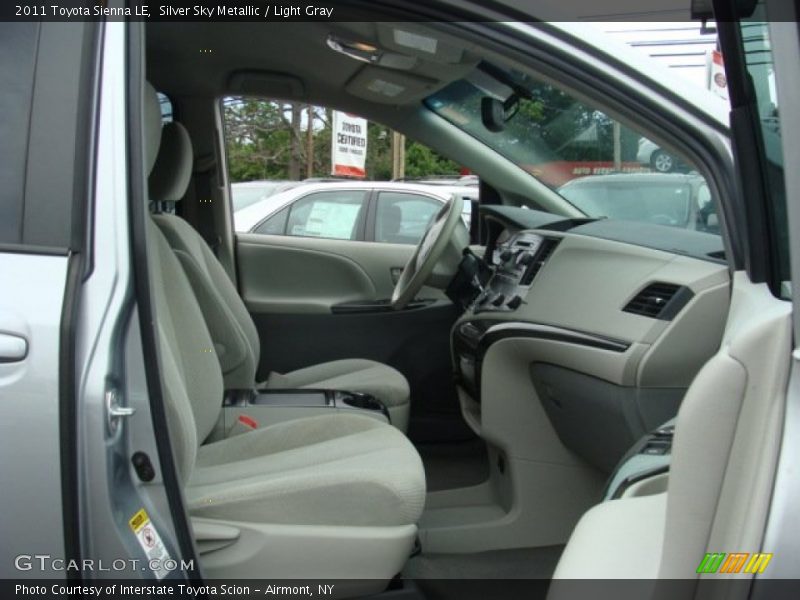 Silver Sky Metallic / Light Gray 2011 Toyota Sienna LE