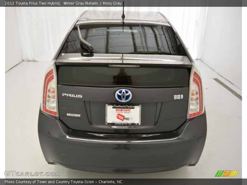 Winter Gray Metallic / Misty Gray 2013 Toyota Prius Two Hybrid