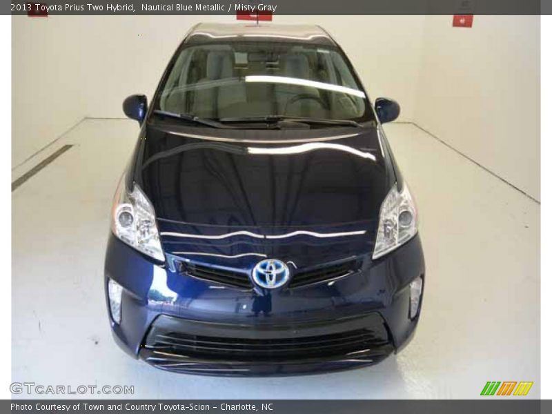 Nautical Blue Metallic / Misty Gray 2013 Toyota Prius Two Hybrid