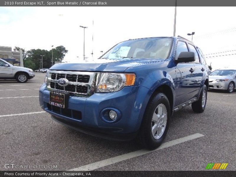 Sport Blue Metallic / Charcoal Black 2010 Ford Escape XLT