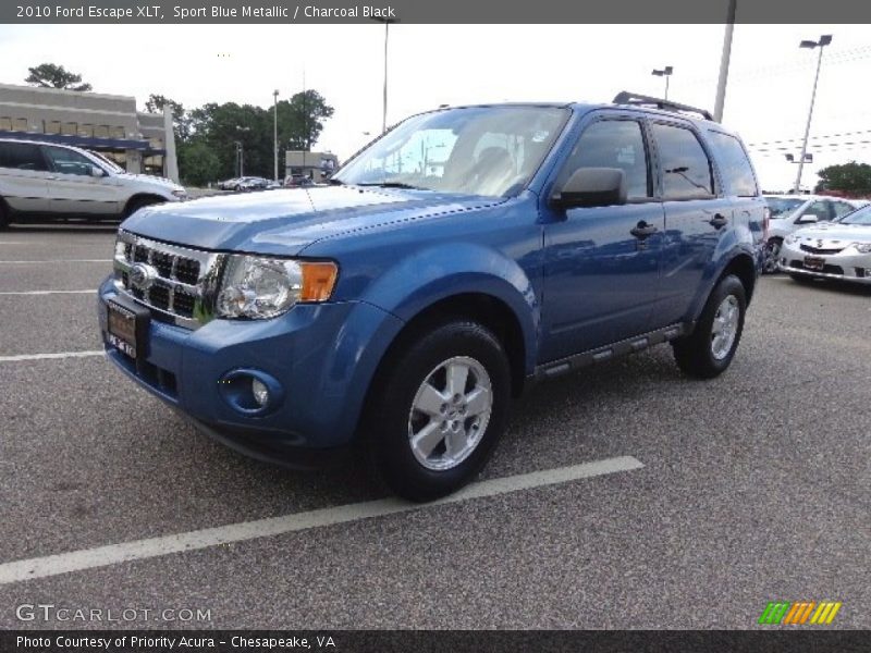 Sport Blue Metallic / Charcoal Black 2010 Ford Escape XLT
