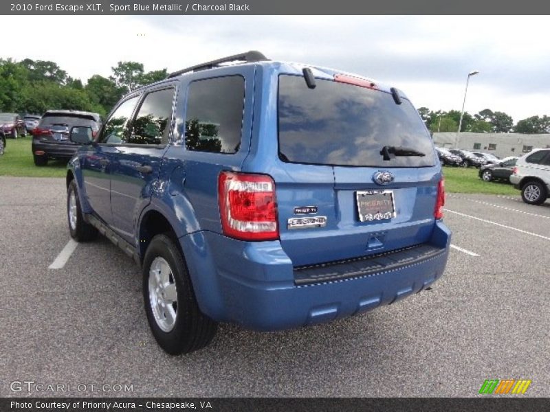 Sport Blue Metallic / Charcoal Black 2010 Ford Escape XLT