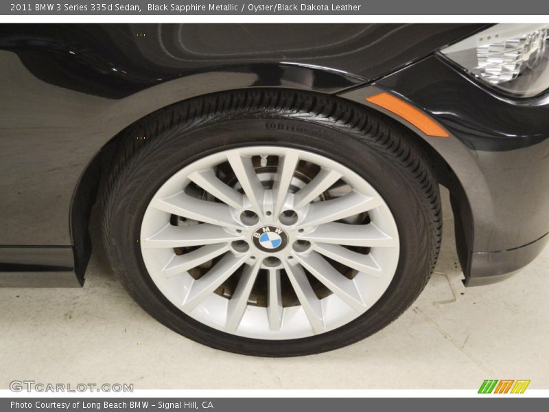 Black Sapphire Metallic / Oyster/Black Dakota Leather 2011 BMW 3 Series 335d Sedan
