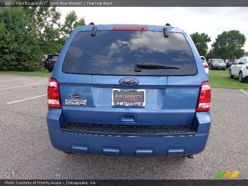Sport Blue Metallic / Charcoal Black 2010 Ford Escape XLT