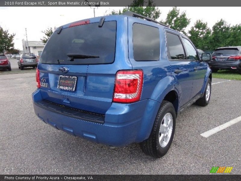 Sport Blue Metallic / Charcoal Black 2010 Ford Escape XLT