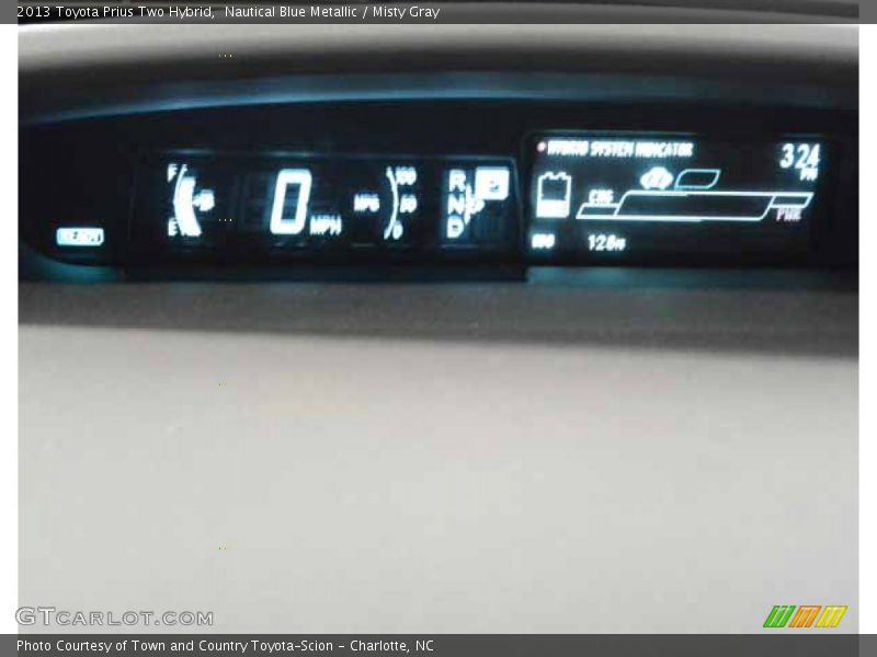 Nautical Blue Metallic / Misty Gray 2013 Toyota Prius Two Hybrid
