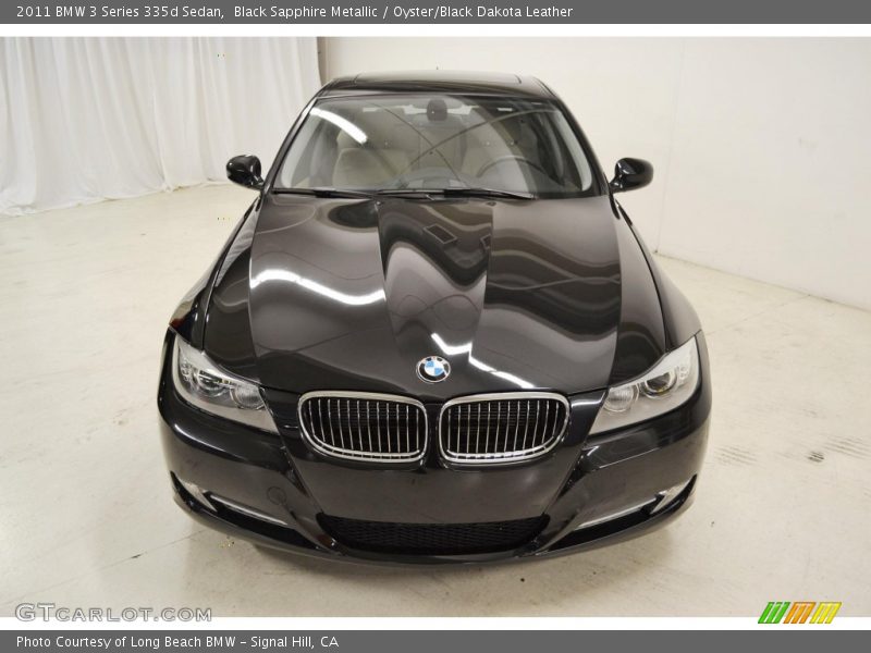 Black Sapphire Metallic / Oyster/Black Dakota Leather 2011 BMW 3 Series 335d Sedan
