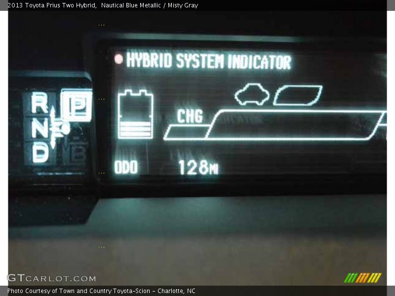 Nautical Blue Metallic / Misty Gray 2013 Toyota Prius Two Hybrid