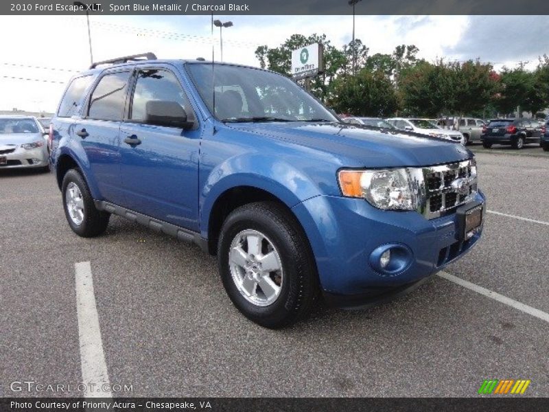 Sport Blue Metallic / Charcoal Black 2010 Ford Escape XLT