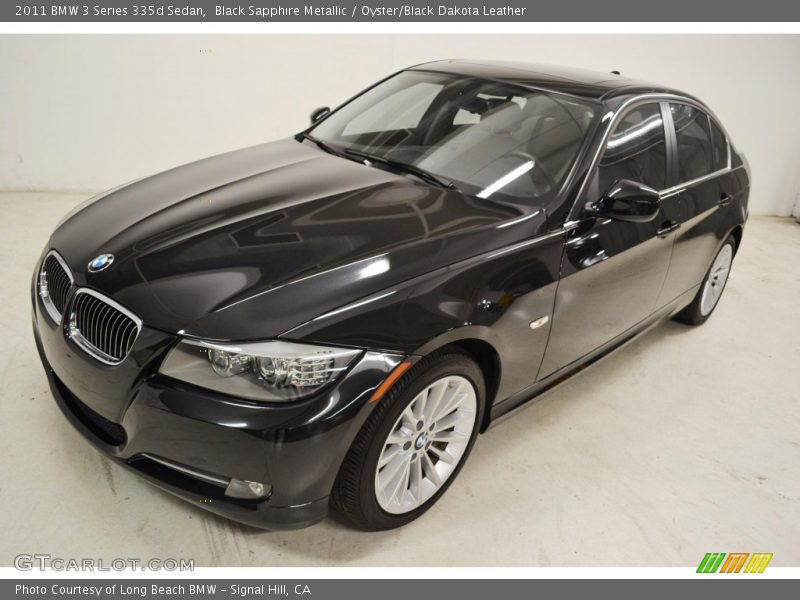 Black Sapphire Metallic / Oyster/Black Dakota Leather 2011 BMW 3 Series 335d Sedan