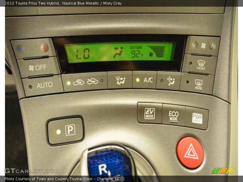 Nautical Blue Metallic / Misty Gray 2013 Toyota Prius Two Hybrid