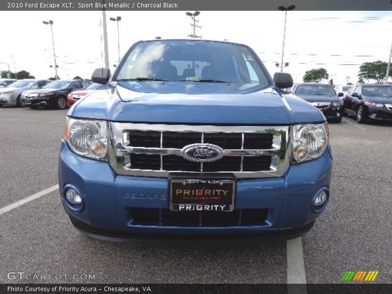 Sport Blue Metallic / Charcoal Black 2010 Ford Escape XLT