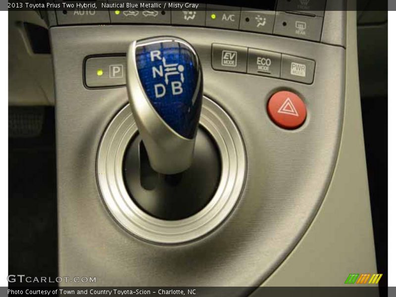 Nautical Blue Metallic / Misty Gray 2013 Toyota Prius Two Hybrid