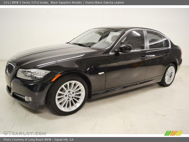 Black Sapphire Metallic / Oyster/Black Dakota Leather 2011 BMW 3 Series 335d Sedan