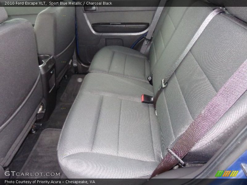 Rear Seat of 2010 Escape XLT