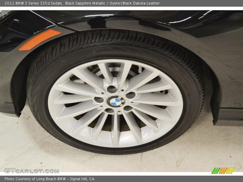 Black Sapphire Metallic / Oyster/Black Dakota Leather 2011 BMW 3 Series 335d Sedan