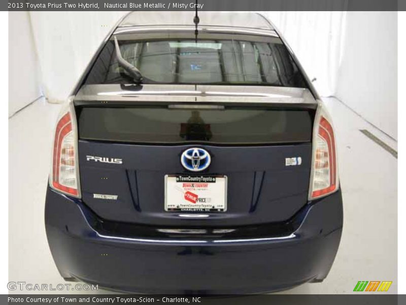 Nautical Blue Metallic / Misty Gray 2013 Toyota Prius Two Hybrid