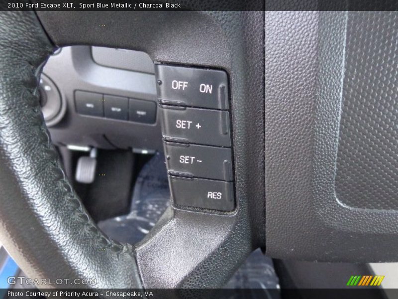 Sport Blue Metallic / Charcoal Black 2010 Ford Escape XLT