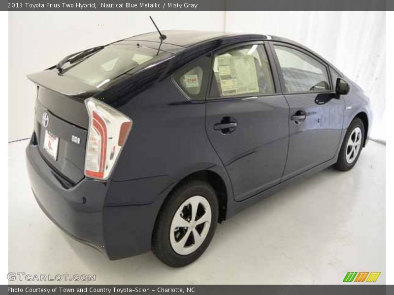Nautical Blue Metallic / Misty Gray 2013 Toyota Prius Two Hybrid