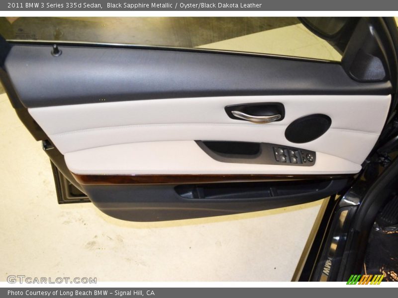Black Sapphire Metallic / Oyster/Black Dakota Leather 2011 BMW 3 Series 335d Sedan
