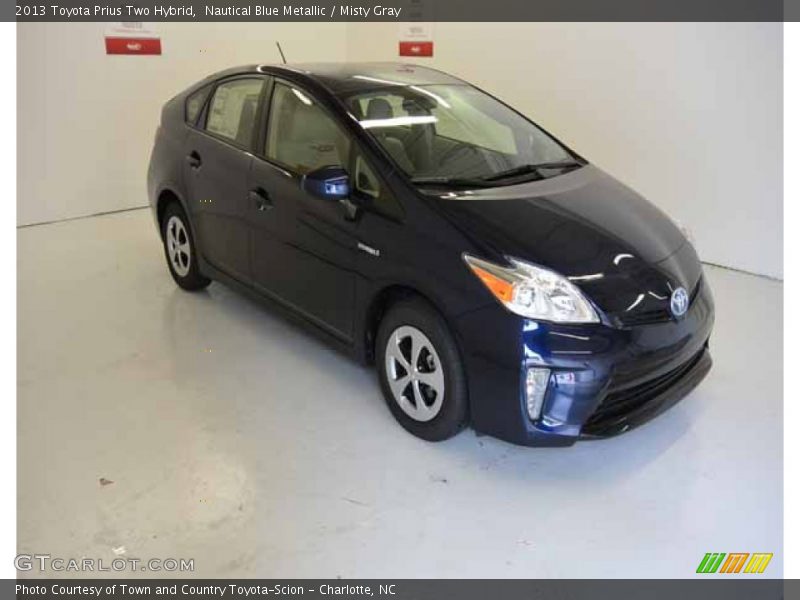 Nautical Blue Metallic / Misty Gray 2013 Toyota Prius Two Hybrid