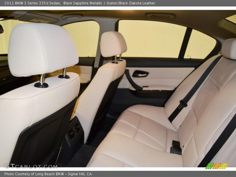 Black Sapphire Metallic / Oyster/Black Dakota Leather 2011 BMW 3 Series 335d Sedan
