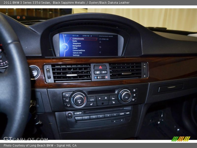 Black Sapphire Metallic / Oyster/Black Dakota Leather 2011 BMW 3 Series 335d Sedan
