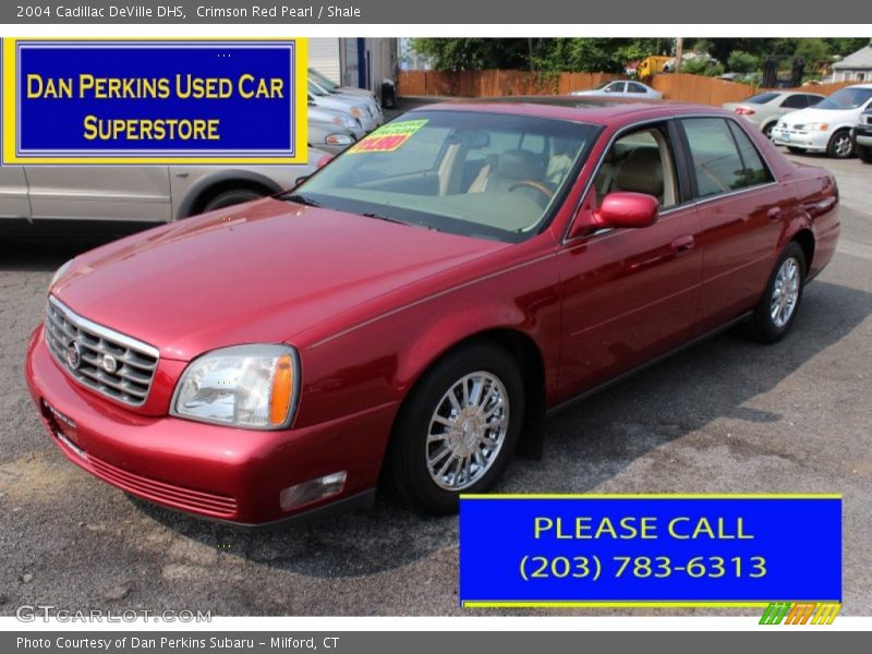 Crimson Red Pearl / Shale 2004 Cadillac DeVille DHS