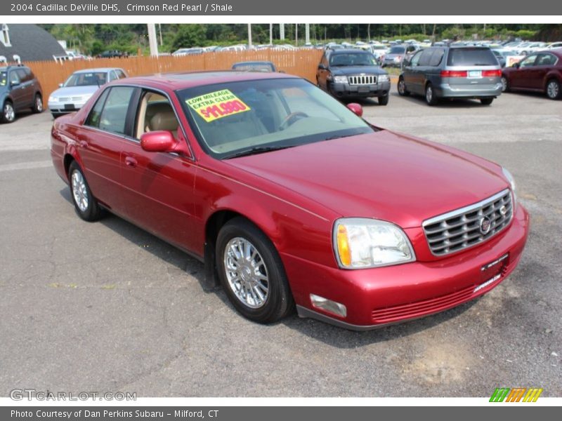 Crimson Red Pearl / Shale 2004 Cadillac DeVille DHS