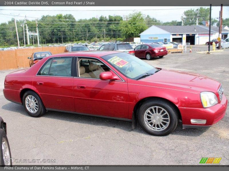 Crimson Red Pearl / Shale 2004 Cadillac DeVille DHS