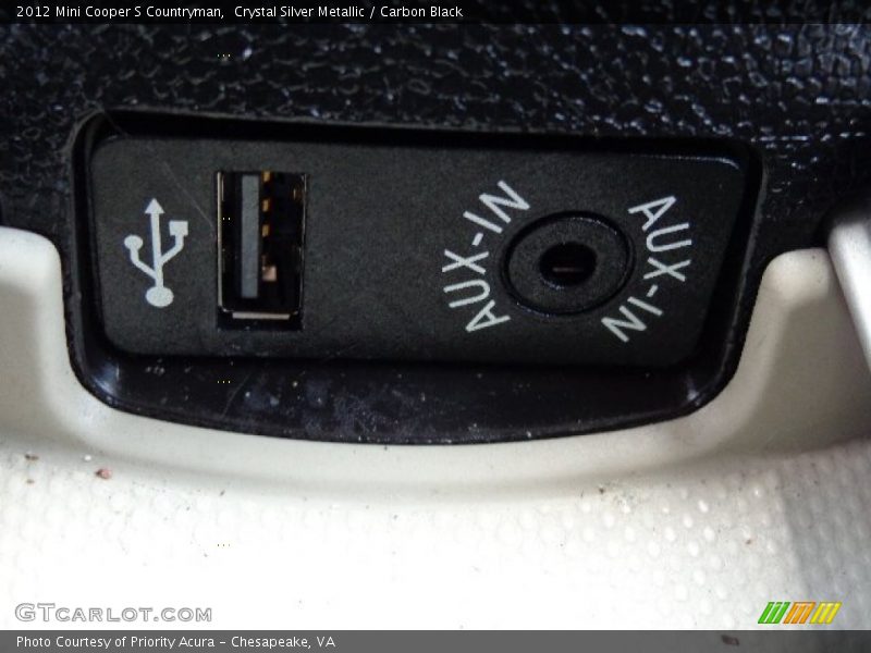 Crystal Silver Metallic / Carbon Black 2012 Mini Cooper S Countryman