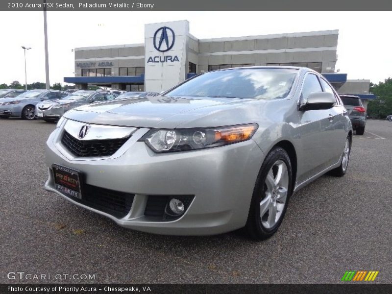 Palladium Metallic / Ebony 2010 Acura TSX Sedan