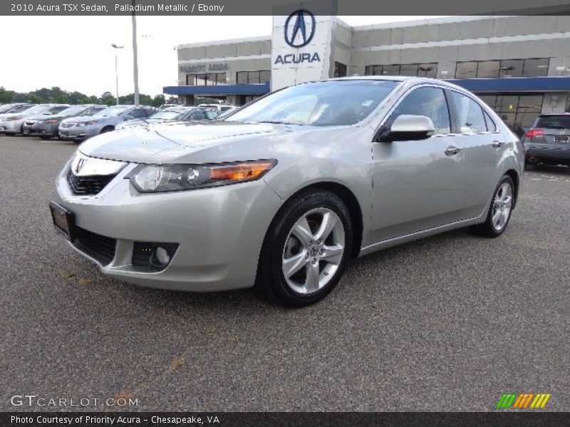 Palladium Metallic / Ebony 2010 Acura TSX Sedan