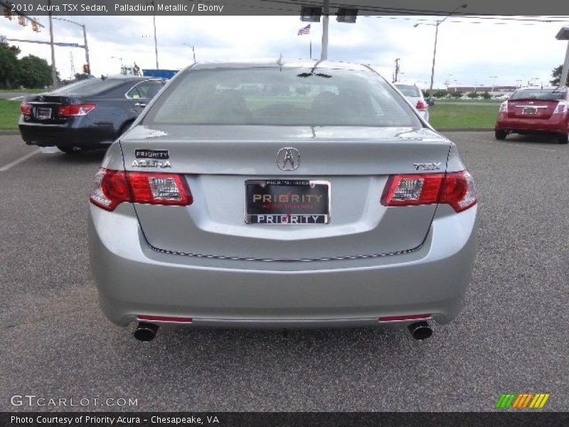 Palladium Metallic / Ebony 2010 Acura TSX Sedan