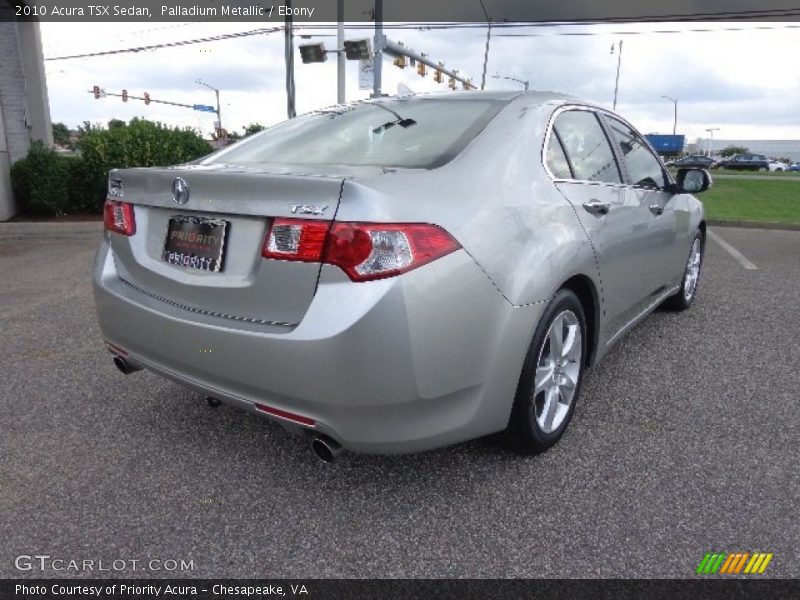 Palladium Metallic / Ebony 2010 Acura TSX Sedan