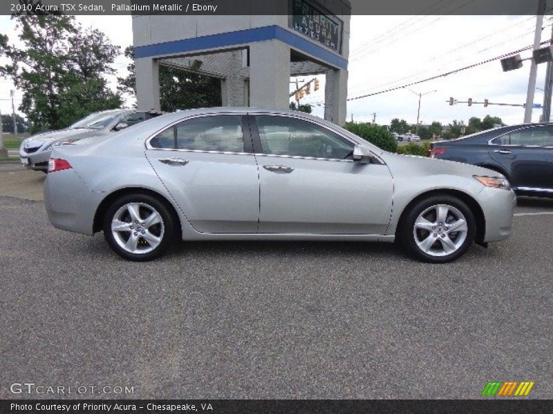 Palladium Metallic / Ebony 2010 Acura TSX Sedan