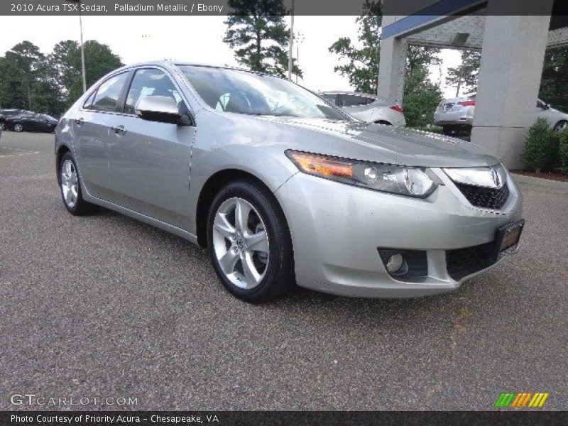 Palladium Metallic / Ebony 2010 Acura TSX Sedan