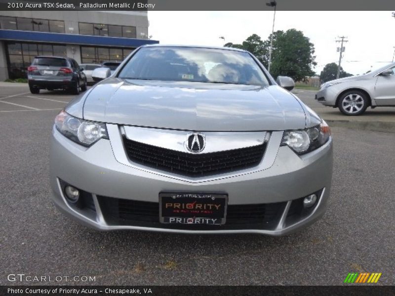 Palladium Metallic / Ebony 2010 Acura TSX Sedan