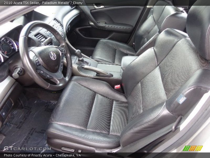 Front Seat of 2010 TSX Sedan