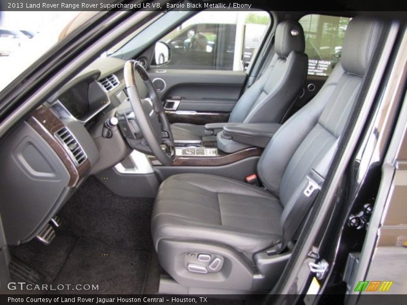 Barolo Black Metallic / Ebony 2013 Land Rover Range Rover Supercharged LR V8